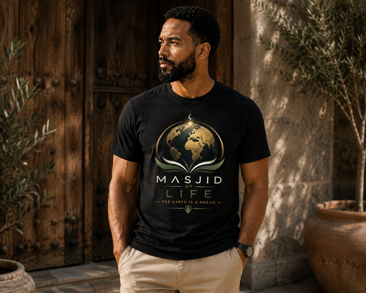 Masjid of Life — “The Earth Is a Masjid” Unisex T-Shirt - Image 3