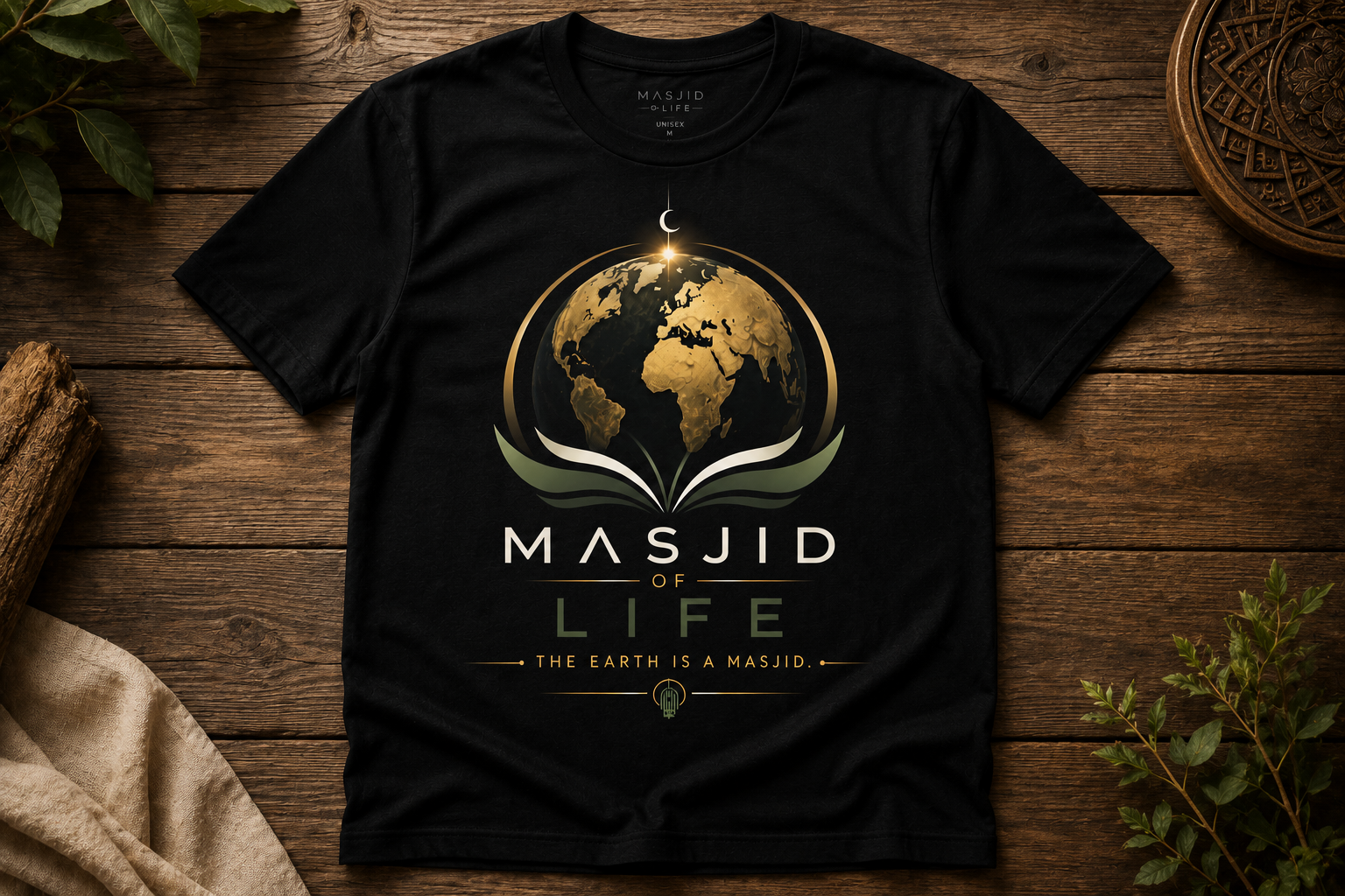 Masjid of Life — “The Earth Is a Masjid” Unisex T-Shirt - Image 6
