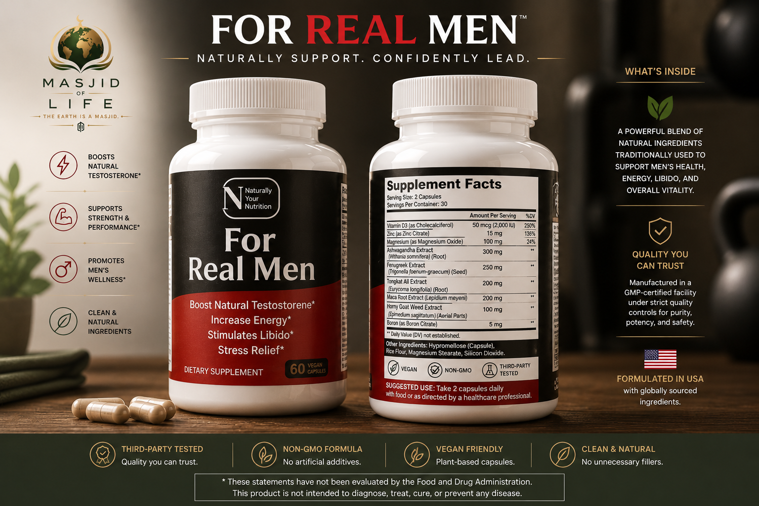 For Real Men - Men’s Wellness Formula - Image 3